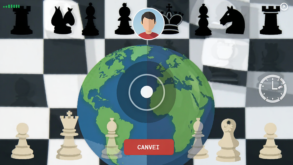 ��������(Chess)����ƥ��ȴ����棬����Ϊ�������������ͼ�Σ����־�����ʾ�����������Ű��Ϸ�Ϊ���ͷ���·�Ϊȡ����ť������ƽ���ִ���ƣ�ϸ�ڰ�������״̬ͼ����ƥ�䵹��ʱ�������������ɾ����޶���Ԫ��