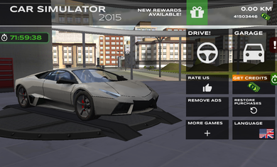 ����������ʻ���İ�(Extreme Car Driving Simulator)��Ϸ�������ͼ �������޽����ʾ�����Ĳ˵�