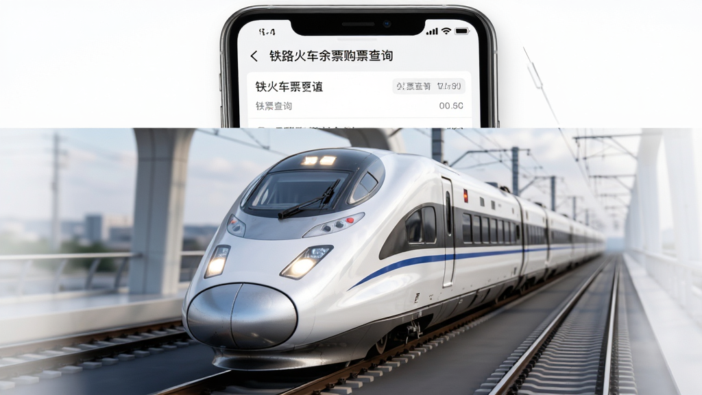 ������һ�а�ɫ�����г���ʻ�������ϣ�����Ϊ���������г���д���Ű�Ϊ�Ϸ�������������ֻ�����չʾ��Ʊ��ѯ�б������Ϊдʵ�Ƽ��磬ϸ�ڰ����г���ͷ�������ֻ���Ļ��ʾ