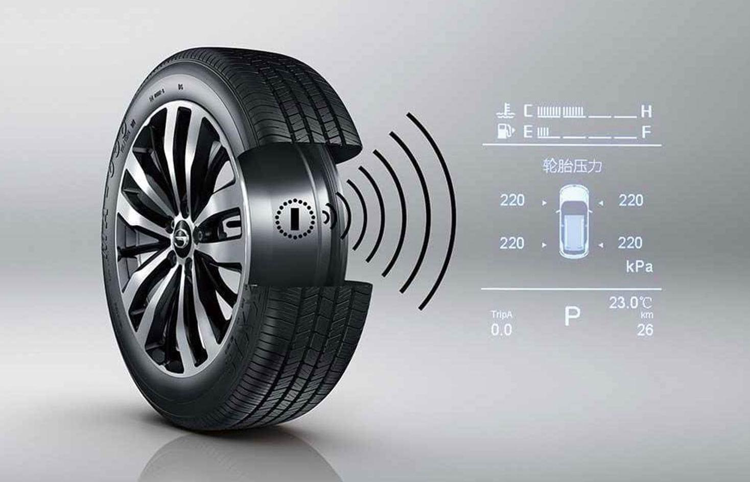 TPMS LINK 安卓版 胎压监测界面截图