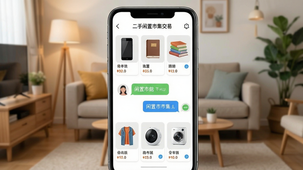 一部智能手机屏幕中央显示