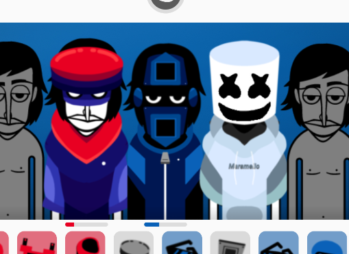 节奏盒子Alone marshmello重制版Incredibox Alone Marshmello Remastered 手机电脑下载安装教程界面