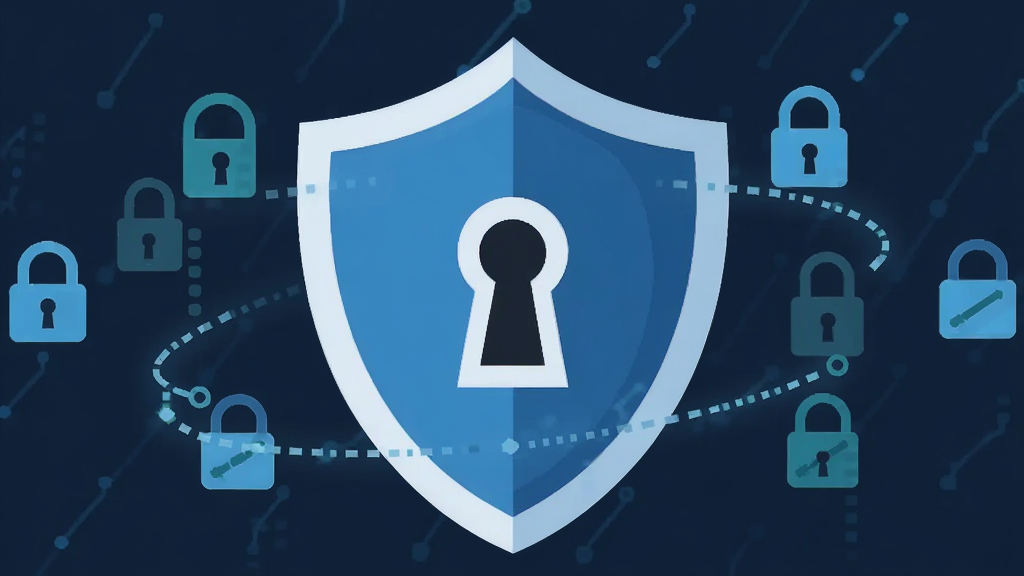 һ��������״��ͼ�꣬����������һ�����ף���Χ���������ݼ��ܵķ��ţ�����������ɫ��������ȫ��˽�ܣ�����ƽ����ƣ������������ɾ����䡣
