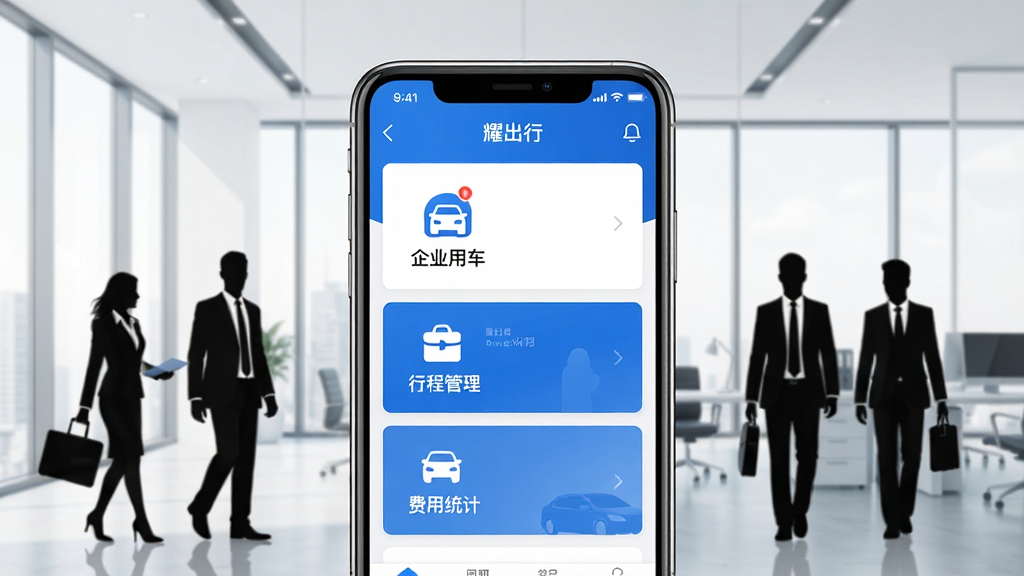 һ��չʾҫ������ҵ��Ӧ�ý��������ͼ������������һ�������ֻ�����Ļ����ʾҫ������ҵ�����ҳ��������ҵ�ó����г̹���������ͳ�Ƶȹ���ģ�飬�����Ǽ�������칫�������������ֻ����У���Χ������������ʿ���еļ�ӰԪ�أ��Ű��������򣬷��Ϊ�ִ���Լ����磬ϸ����ͻ��APP����ɫ��ɫ���ͽ���ͼ�꣬���ʸ��壬�ɾ����޶���Ԫ�ء�