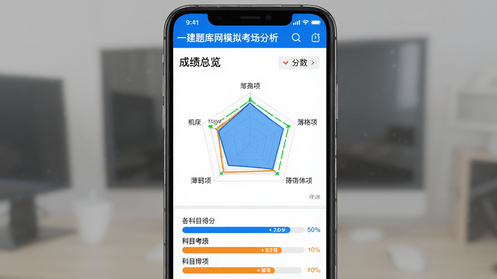 һ�������ģ�⿼���ɼ�����ҳ�棬����Ϊ�ֻ���Ļչʾ�״�ͼ�ͷ�����壬����Ϊ�Ϸ��ɼ������·�Ϊ����Ŀ�÷������Ű�Գƾ��⣬���Ϊ���ݿ��ӻ�����Ӧ�ý��棬ϸ�ڰ�����ɫ�״�ͼ������ɫ�����߱�ע����ɫ��������ʾ�����ʸ���ɾ��޶���Ԫ��