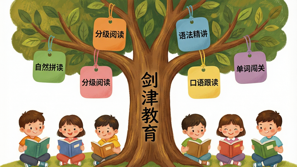 һ��չʾ��������γ���ϵ�Ĳ廭������������һ��֪ʶ���������ϱ�ע���������������֦�Ϲ��Ų�ͬ��ɫ�Ŀγ̿�Ƭ����Ƭ�Ϸֱ�д�š���Ȼƴ�������ּ��Ķ������﷨����������������������ʴ��ء��������в�ͬ����εĺ������Ķ���ѧϰ�����ֲ������ҶԳƹ�ͼ����λ�ڻ������룬���Ϊ��ů�ֻ���ϸ�ڰ�����Ҷ����������Ƭ��Բ�ǡ����ӵ�Ц�������ʸ��壬�ɾ����޶���Ԫ��