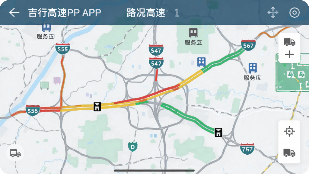 ����Ϊ���и���APP·����ѯ���棬���ֲ��õ�ͼΪ���Ӿ�����ͼ�ϱ�ע�������ɫ·�����������Ϊ��ƽ���Ƽ��磬ϸ�ڰ������ٱ�š���ͨ������������ͼ�꣬��������������ɾ����޶���Ԫ��