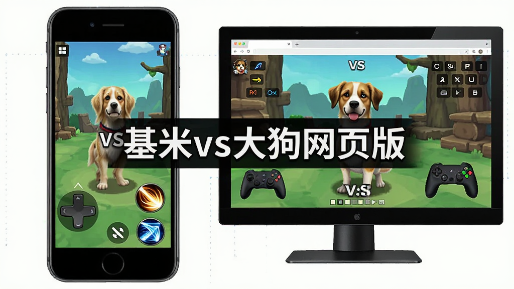 �ֻ��͵��Բ���չʾ����vs����ҳ������滭�棬�ֻ�����ʾ����ҡ�˺ͼ��ܰ�ť�����Զ���ʾ���̰�����ʾ�������м��С�����vs����ҳ�桱���⣬���Ϊ�Ա�˵��ͼ��ϸ��չʾ�豸�߿����Ļ���ݣ����������޶���Ԫ��