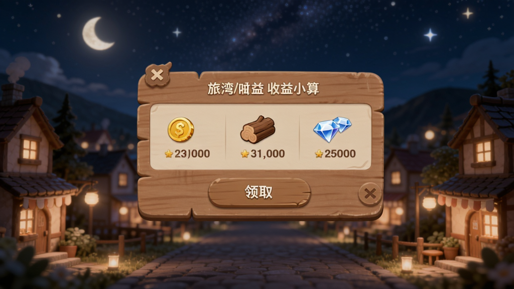 ����С����������������Ԥ�����������뵯��һ��ľ�ʷ��Ľ�����壬�������ʾ��ҡ�ľ������ʯ�������������·�����ȡ��ť��������ҹ����С��ƹ����ǿգ����������������ʸ��壬�ɾ��޶���Ԫ��