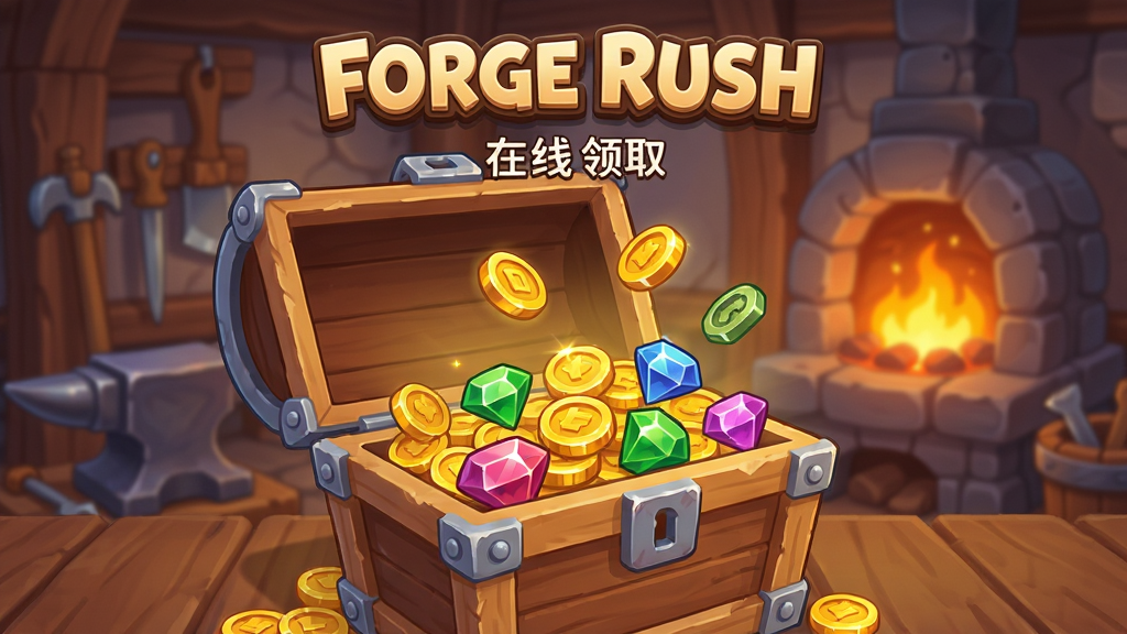 Forge Rush - Idle RPG ����������ȡ���棬������һ��ľ�Ʊ���򿪣�����ӿ����Һͱ�ʯ�������������̵���¯�����ͨ���������ʸɾ����޶���Ԫ��