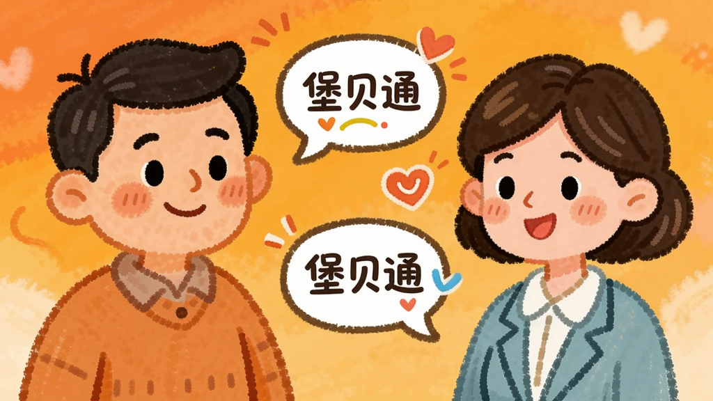 ��������Ϊ������ͨ���һλ�ҳ���һλ��ʦ�������м�Ư���ŶԻ������밮��ͼ�꣬�����ڴ��С�����ͨ�����ֱ�ʶ������Ϊ��ů�ĳ�ɫ���ɫ���䣬���ֲ������ҶԳƹ�ͼ�����Ϊ�׺��ֻ�磬ϸ�ڰ���Բ��ĶԻ�����Ц��Ԫ�أ����ʸɾ��������޶���Ԫ��