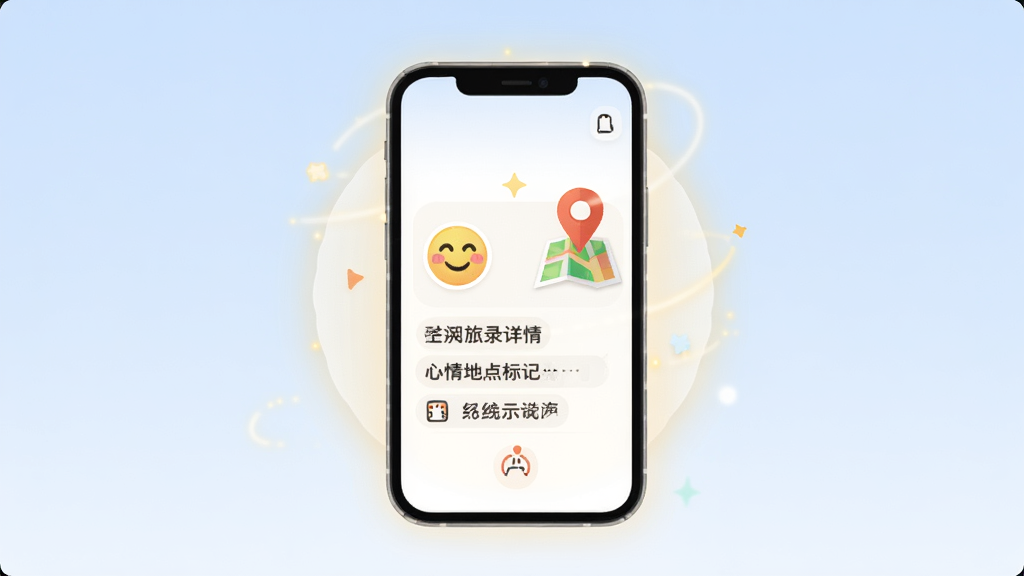 ʱ���ù�����ص��ǹ���ʾ��ͼ��������һ���ֻ���ʾ��һ��ʱ���¼���飬������Ц������ͼ��͵�ͼ��λСͼ������Χ����͵Ĺ���Ч���������ǵ���ɫ���䣬�����ܰ�Ѻã��Ű��࣬����������������Ԫ��