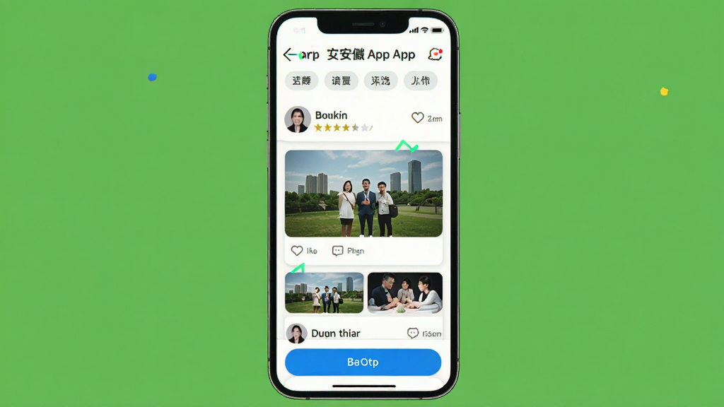 ���ڰ���App����ҳ�棬����Ϊ�ֻ���Ļ��ʾ�����б����û�ͷ�񣬲���Ϊ���������ǩ���в�ͼ�Ŀ�Ƭ���ײ�������ť���Ű���ã����Ϊ�罻��������棬ϸ���Ͽ�Ƭ�������޺�����ͼ�꣬�����������ɾ����޶���Ԫ��