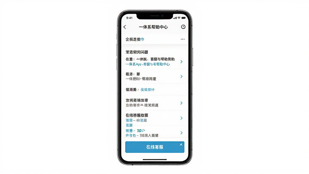 һ��ϵApp�ͷ����������չʾͼ������Ϊ�ֻ���Ļ����Ļ����ʾһ��ϵ�İ�������ҳ�棬�������������б������߿ͷ���ڣ�����Ϊ��ɫ������࣬�����������޶���Ԫ��