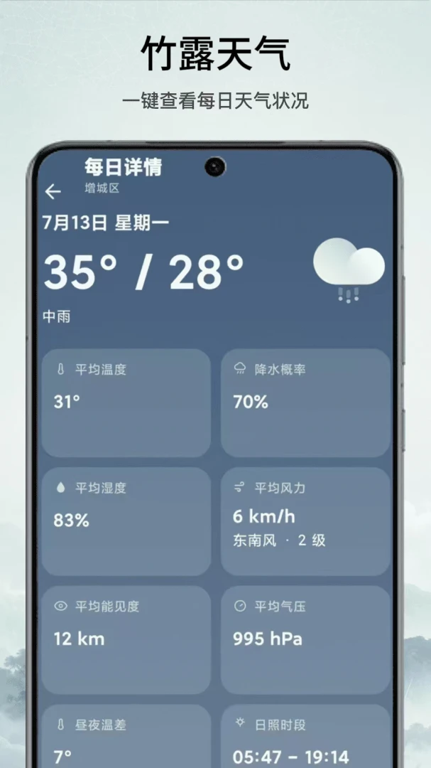 竹露天气1.6.0 精准本地天气预报 竹露天气1.6.0 精准本地天气预报