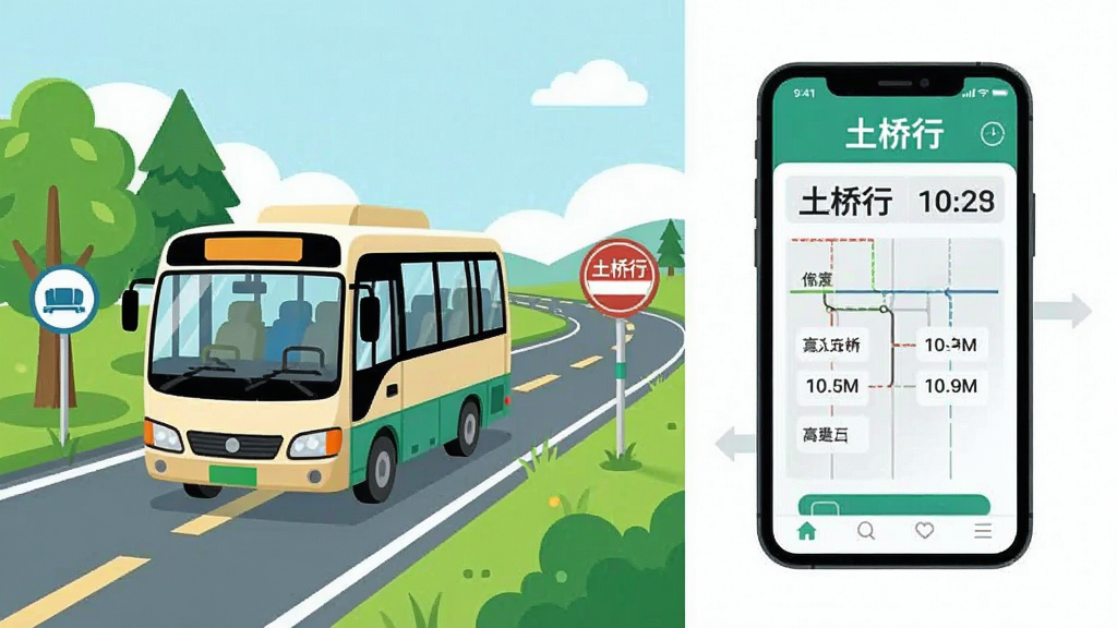һ����Ϣͼ�����Ĳ廭��������һ����ʻ����幫·�ϵ�С�Ͱ�ʿ���Ա������ֻ���Ļ��ʾ�������С��೵��ѯ���棬����Ϊ��ͼ���ģ�����������죬ϸ�ڰ���·�ߵ���ľ��վ�ƺ��ֻ������е�ʱ�����֣������������ɾ��޶���Ԫ��