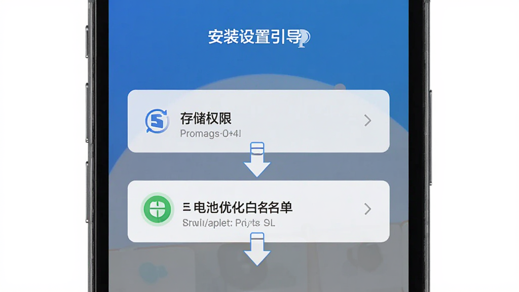 �ǻ�Ӫ��APP��װ��������ҳ��ʾ��ͼ���ֻ���Ļ��ʾȨ�޿������裬�����洢Ȩ�޺͵���Ż���������������������м�ͷָ������������ˣ������������޶���Ԫ��