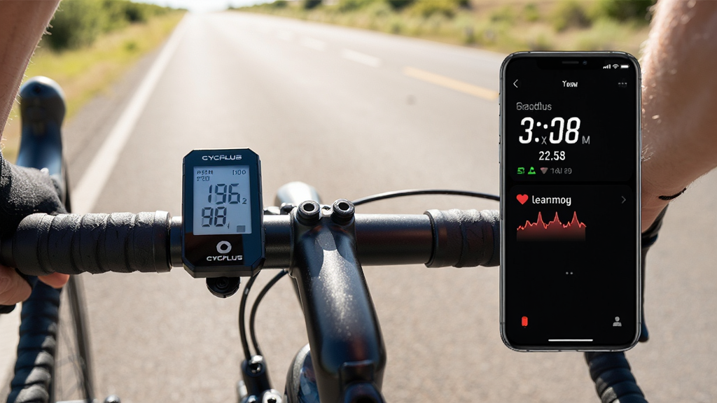 ������һλ�������ڹ�·���ﳵ�������ϰ�װCYCPLUS������Ա�����һ���ֻ���ʾʵʱ�ٶ����������ݣ�����Ϊ���ҷ�����ͼ���Ű���ʵ�������ݽ��棬���Ϊ�˶�дʵ��Ӱ��ϸ�ڰ��������µĹ�·�������Ļ�����������ֻ������࣬����Ϊ����4K���ɾ����޶���Ԫ��