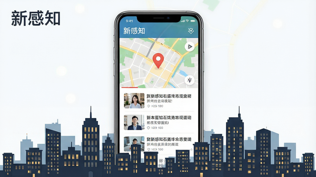 Ϊ�¸�֪App����һ�ű�����Ѷ����ͼ������������һ���ֻ�����Ļ����ʾ���е�ͼ�������б����ӵĽ��棬�ֻ��·��ǳ��м�Ӱ����Ⱥ������Ϊ���½ṹ���Ϸ��ֻ�ͻ�����·�����������Ϊ���У����дʵƫ�廭��ϸ���Ͻ������д����ƹ⣬��ͼ���ж�λ��ǣ����ʸ��壬�ɾ��޶���Ԫ�أ�ͼ�����ֱ�ע���¸�֪��������