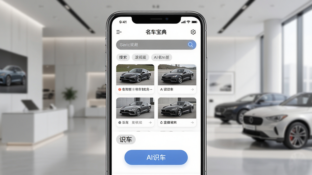 AI��������Ӧ��������չʾ������������һ�������ֻ�����Ļ����ʾ����ͼ���б���AIʶ�����ܰ�ť�������Ǽ�Լ������չ�����������ֲ��þ��й�ͼ���Ű�����չʾ�������Ĺ��ܣ����Ϊдʵ�Ƽ��磬ϸ�ڰ�����������ͼ�������򡢷����ǩ�����ʸ��壬�ɾ����޶���Ԫ��