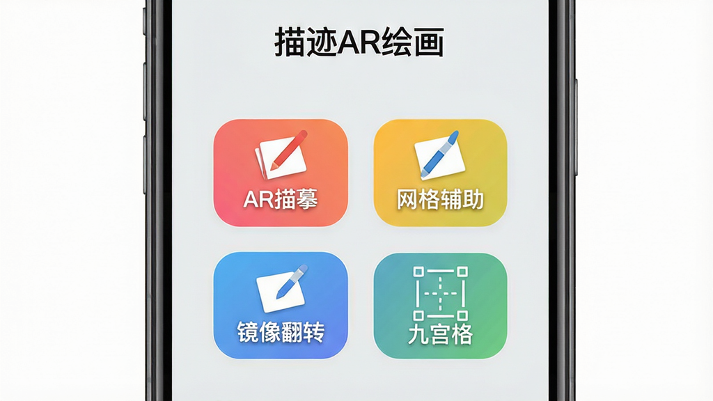 �輣AR�滭��������ģʽѡ����棬�ֻ���Ļ������ʾ�ĸ�ͼ�갴ť�ֱ����