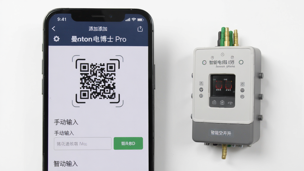 һ���ֻ�չʾ���ٵ粩ʿPro���豸����ҳ�棬ҳ�����ж�ά��ɨ��������ֶ�������Ա������ܿտ��豸ʵ��ͼ������Ϊ��ɫ����񣬲���������ϸ�ڸɾ������ʸ���