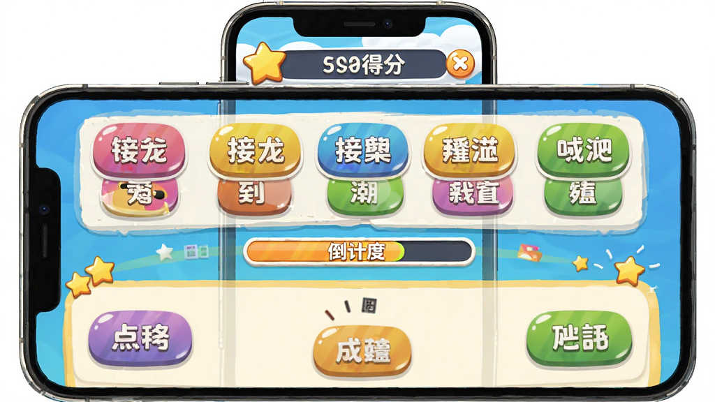 ����ÿ�մ�Ȥζ������棬����չʾ�ֻ���Ļ�еĳ��������Ϸ�������������ѡ��͵���ʱ������������Ϊ���·ֲ㣬�Ϸ���ʾ�÷֣��·�Ϊ�����������Ϊ���ÿ�ͨ���ϸ���в�ɫ��ť�����ǽ���ͼ�꣬�����������ɾ�����
