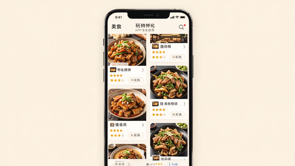 һ��չʾ��ת����APP��ʳ�Ƽ�ҳ��ĳ���ͼ������Ϊ�ֻ���Ļ��ʾ������ɫ��ʳͼƬ�������Ϣ��Ƭ������Ϊ�ٲ���ʽ˫�����У����������ů��ϸ�ڰ�����ʳ��д��Ƭ�������Ǽ��;����ǩ������ϸ��ɾ�������Ϊǳ��ɫ