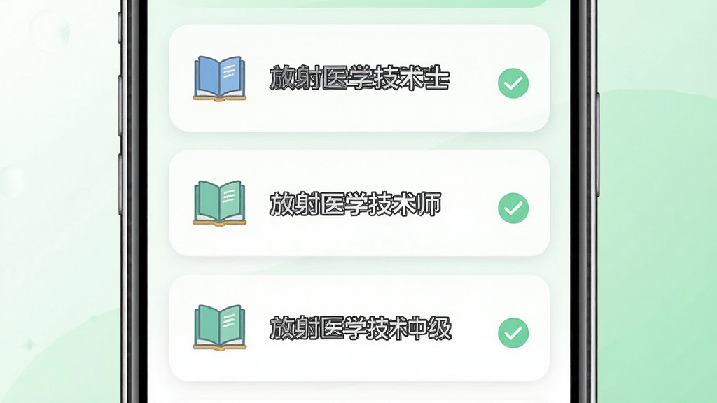 ����ҽѧ�������������б����棬�ֻ���Ļ��չʾ��������࿨Ƭ����Ƭ�ϱ�ע������ҽѧ����ʿ��������ҽѧ����ʦ��������ҽѧ�����м��������֣�����Ϊ��ɫ��ǳ��ɫ���䣬����Ϊ�ֻ��뿨Ƭ�б�������Ϊ�������У��Ű����룬���Ϊ���±�ƽ��UI�廭��ϸ�ڰ����鱾ͼ����Թ���ǣ����ʸ��壬�ɾ��޶���Ԫ��