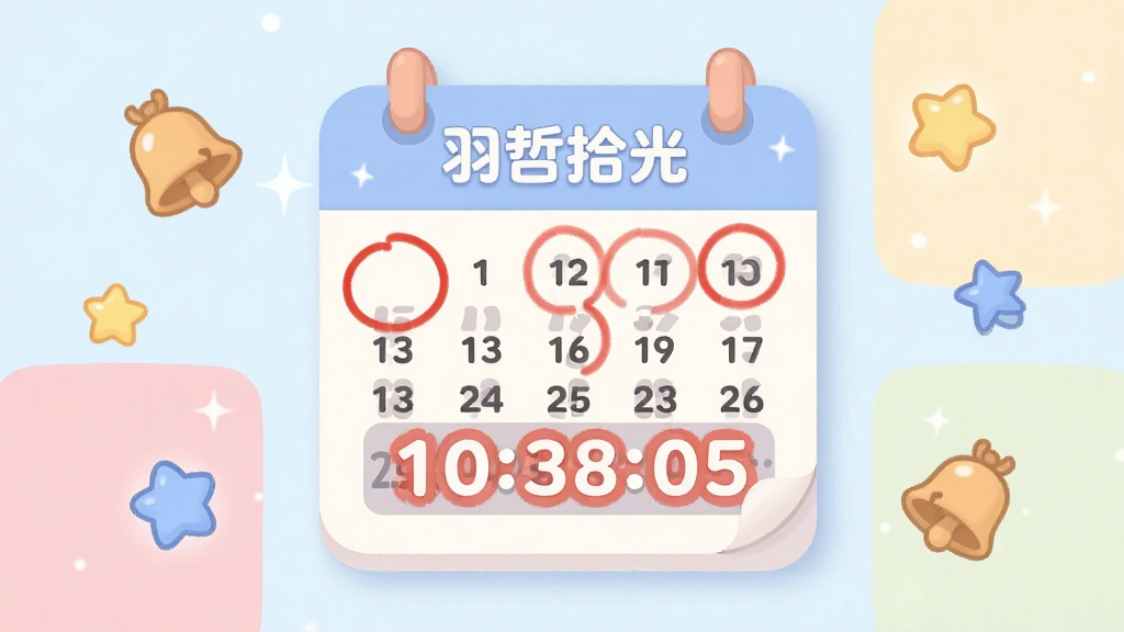 ����ʰ�������뵹�����ܽ��棬��������չʾһ��������ʽ����壬������б�ע��Ȧ�����ں͵���ʱ���֣���Χɢ����С����������װ�Σ�����Ϊ���п�Ƭʽ�Ű棬���Ϊ���Բ��Ŀ�ͨ��ƽ�磬ϸ���ϼ������Ч���뵭��ɫ�飬���������ɾ����޶���Ԫ��
