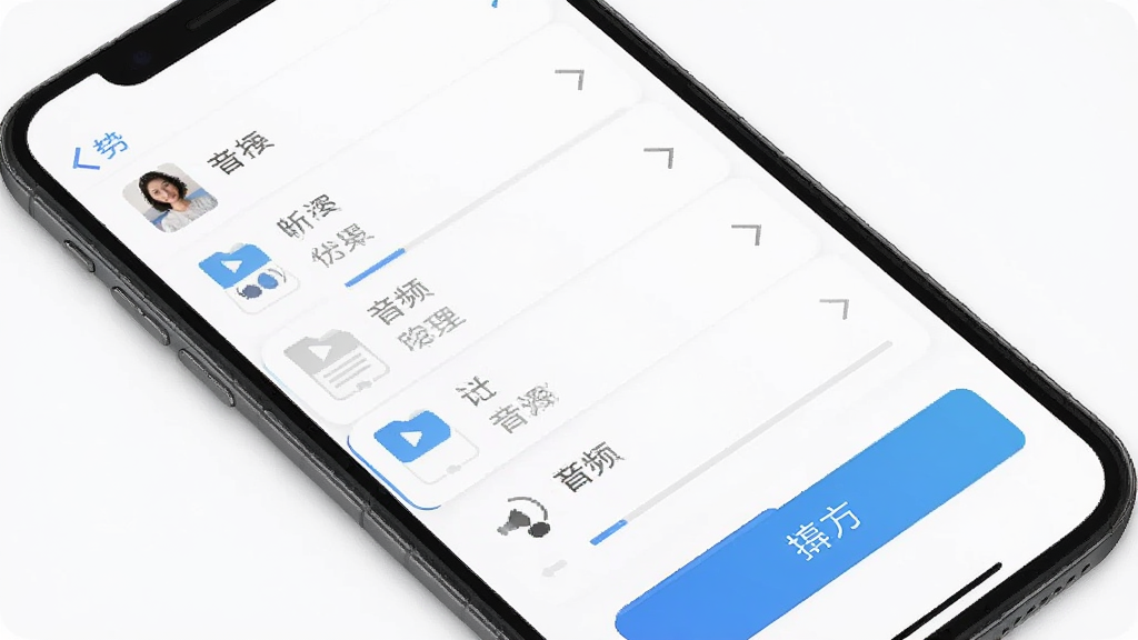 AI��д ��Ƶ������� �ֻ���Ļ��ʾ�ļ��б��뵼�밴ť ����Ϊ������������ ����Ϊ�����б� �Ű����� ����Լ ϸ�ڰ�����Ƶͼ��������� ���ʸ��� �ɾ� �޶���Ԫ��