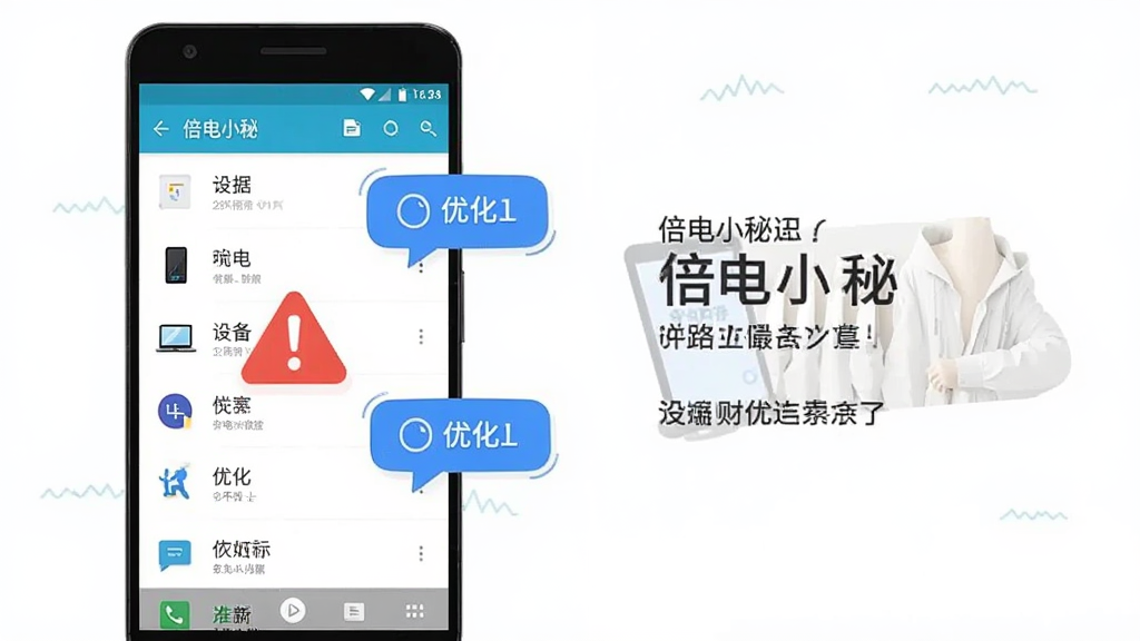 ����չʾһ����׿�ֻ���Ļ¼�ƽ��棬��Ļ�С�����С�ء�APP������ʾ�豸�б����Ա��к�ɫ��ʾ��־����ɫ�Ż���ʾ���ݡ����ֲ������ҷ���������ֻ����Ҳ����ֱ�ע������ƽ���廭��ϸ�����������ʸ��壬�ɾ��޶���Ԫ�ء�