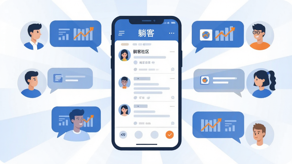 һȺ�û�Χ�ơ��ɿ͡�Ӧ�ý������Ͻ����ĳ����廭������������һ���ֻ���Ļ��ʾ�ɿ���������������Χ�ֲ����������ͷ����Ի����ݣ������д��й�Ʊ����Сͼ�ꡣ���ֲ��þ��з���ʽ��ͼ�����Ϊ��ƽ��ʸ���廭��ɫ��������Ϊ������׺������ɫ������ɾ����࣬�����������޶���Ԫ�ء�