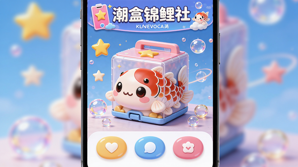 ���н�����Ӧ��������չʾ�������������һ�����н���ͼ���ĳ���ä�У���Χ���������Ǻ�����װ�Σ�����Ϊ�����ֻ���Ļ���䣬�Ű��Ϸ�Ϊ�������м�Ϊä��չʾ�����·�Ϊ���ܰ�ť�������ΪQ�濨ͨ�����磬ϸ�ڰ�����������������ɫ�ʡ�Բ��ť�����ʸ��壬�ɾ����࣬�޶���Ԫ��