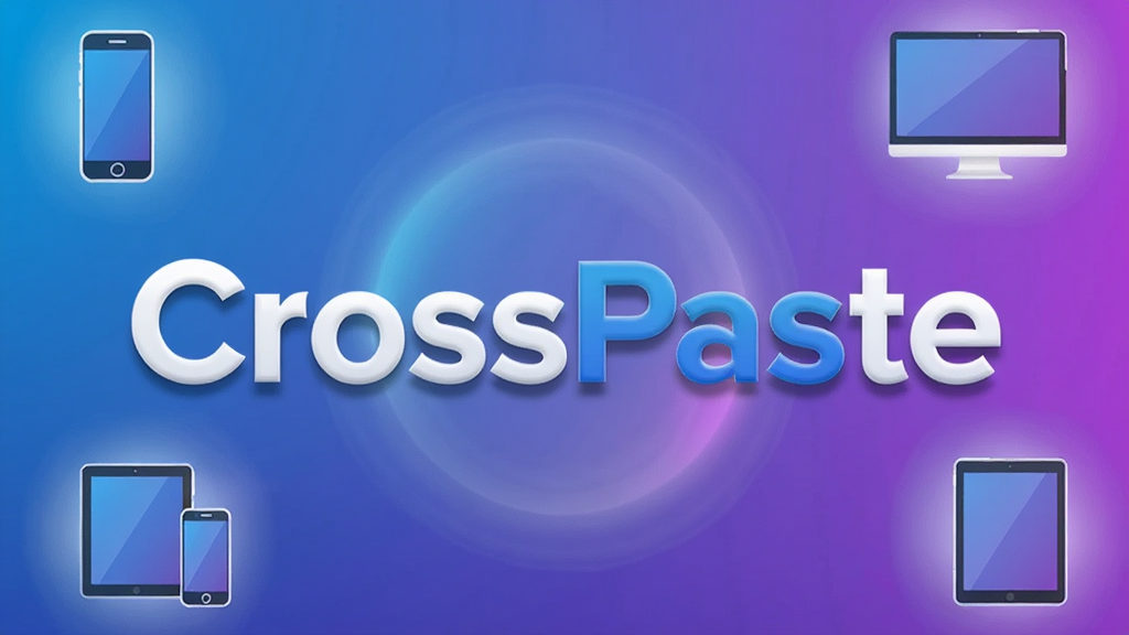 һ��չʾCrossPasteƷ�������AI��ͼ����������ΪCrossPaste����Logo������Ϊ���Ͻ���Ƽ��й�Ч����Χ�����ֻ������ԡ�ƽ����豸ͼ�꣬����ΪƷ�Ʊ�ʶ�����־��У��Ű��࣬���Ϊ�ִ��Ƽ�Ʒ���Ӿ�ͼ��ϸ�ڰ������Ρ��豸��������������У����ʸ��壬�ɾ����޶���Ԫ��