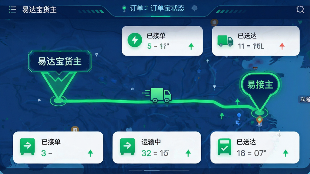 ����չʾһ�ŵ��ӵ�ͼ���棬��ͼ�ϱ�ע�ˡ��״ﱦ������������켣·�ߣ������յ�����Ŀ��Ǳ����·���м��п���ͼ���ʾ��ǰλ�á���ͼ��Χ�ж���״̬��Ƭ����ʾ���ѽӵ����������С������ʹ��״̬�����Ϊ�Ƽ���UI���ɫ��������������Ϊ�����������������ʸ��壬�ɾ��޶���Ԫ�ء�