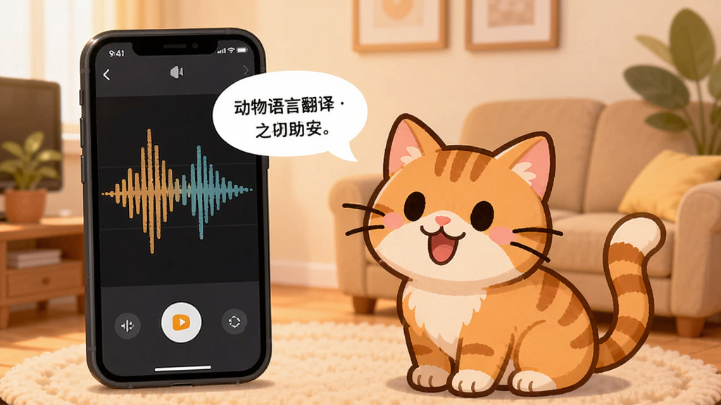 �������Է�����������ʶ���ܽ��棬����չʾһֻ��è���ڽУ��Ա��ֻ���Ļ��ʾ����ͼ�ͷ�������������ݣ�����Ϊ��ܰ�����ڻ��������ͨ�ɰ���ϸ�ڰ�������������è����顢�ֻ�����Ԫ�أ������������ɾ����޶���Ԫ��