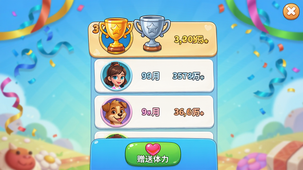 �����������罻���а���棬����������ʾ����ͷ���б������������ǰ�����н�����ͭ����ͼ�꣬�ײ������������İ��İ�ť������Ϊ�����б������Ϊ�����罻���η磬ϸ�ڰ���ͷ��Բ�򡢷������������������вʴ�װ�Σ����ʸ��塢�ɾ����޶���Ԫ��