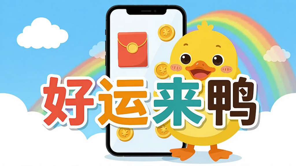 һֻ�ɰ��Ļ�ɫ��ͨСѼ��վ���ֻ���Ļǰ����Ļ����ʾ�ź���ͽ��ͼ�꣬������������������ƺͲʺ磬���������»��ã���������д�š�������Ѽ���ĸ����֣����־��У��Ű����࣬��ͨ��ƽ�����ϸ�ڷḻ�����������ɾ����޶���Ԫ��