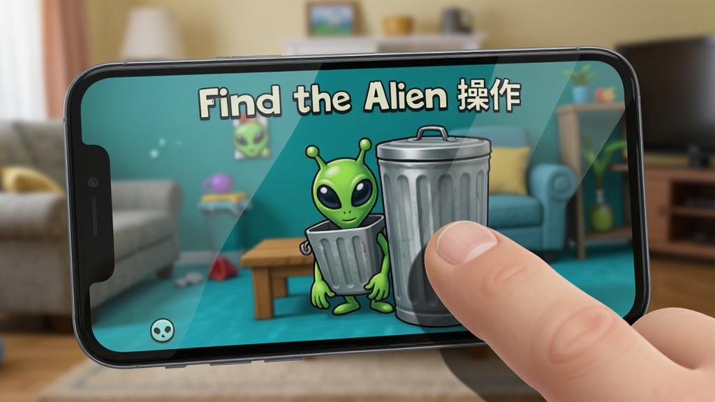 һֻ��ͨ��ָ���ڵ���ֻ���Ļ���ֻ���Ļ����ʾ��Find the Alien����Ϸ���棬������һ������������������Ͱ���档������Ϊдʵ�뿨ͨ��ϣ�������ģ���Ŀ������������㼯�����ֻ���Ļ����ָ�ϡ�ϸ�ڰ�����ָ����Ӱ����Ļ�ķ��⣬�����������ɾ����޶���Ԫ�أ������д������֡�Find the Alien ��������