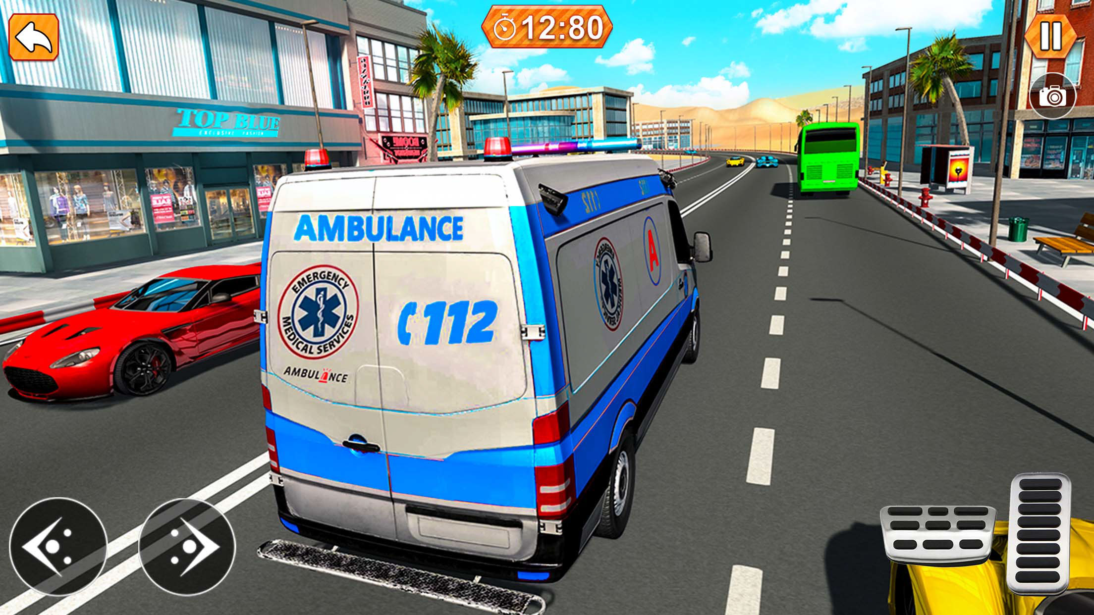 Ambulance Simulator Car Driver��װ�� ��׿�� ��Ϸ��ͼ