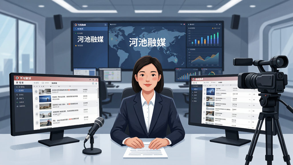 ��������Ϊһλ�༭�������Ź���̨ǰ����ǰ�����Ļ��ʾ�ӳ���ý��̨���ű༭���棬��Ļ���С��ӳ���ý����ʶ�����Ÿ���б�������Ϊ�ִ�����ý��ָ�����ģ����ֶԳ����أ����Ϊдʵ����廭��ϸ�ڰ�����˷硢�����������ͼ���������������ɾ�����