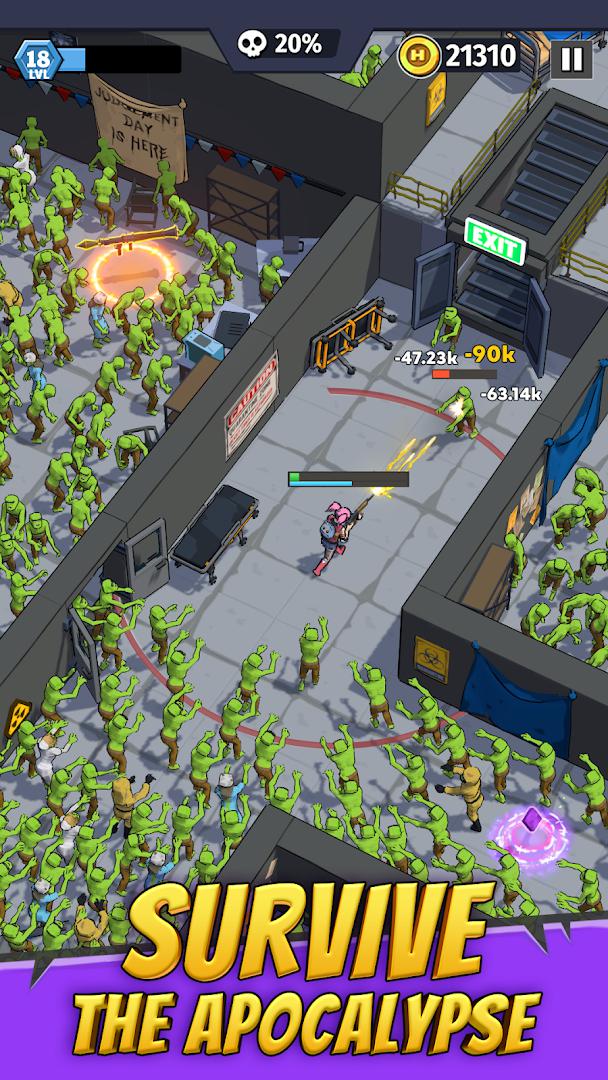 Hero Shoot: Zombie Apocalypse��ʬĩ��Ӣ����� ��Ϸʵ������ Ӣ�۳�ǹ��ս��ʬȺ ĩ�ճ���