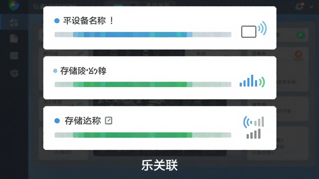 һ��չʾ�豸�����������Ľ���ͼ���������ʾ�豸���ơ��洢���������ź�ͼ�꣬�ײ���