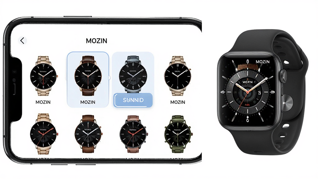 һ��չʾ MOZIN ���̸�������Ĺ���ʾ��ͼ������������һ���ֻ�����Ļ��ʾ MOZIN �ı����г�ҳ�棬ҳ�����ж����ͬ���ı�������ͼ������һ����ѡ�в���ʾͬ����ť���Ա�һֻ�����ֱ���Ļ��ʾ��Ӧ����Ч�����������룬������£�ϸ�����������ʸɾ����޶���Ԫ�أ�ͼƬ������Ϊ��MOZIN�����Ű����ۣ��ʺϹ���չʾ