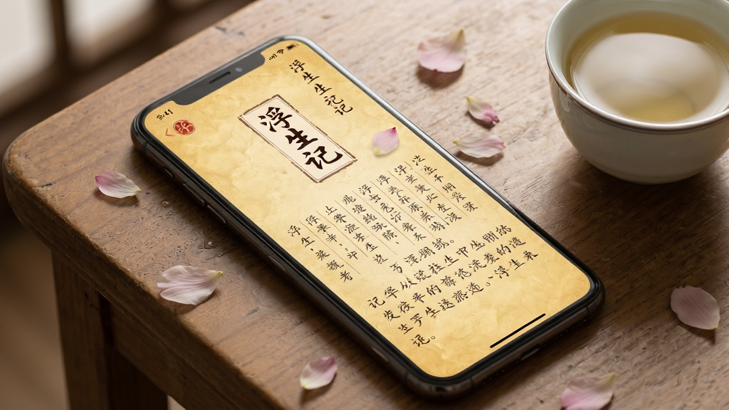 һ���ֻ�������ľ�������ϣ���Ļ��ʾ�����ǵ��Ķ����棬����Ϊů��ɫ�¹�ֽ��ɫ������������Ʈ��Ļ�����һ����裬����Ϊб���ӽǣ����ΪΨ��дʵ��ϸ��ͻ�������Ű�����͹��ߣ����ʸ��壬�ɾ��������Ļ��������ʾ�������ǡ�����