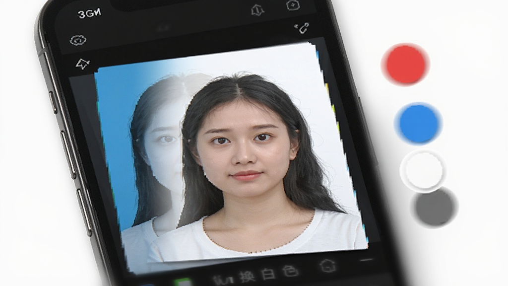 һ��չʾ�Ǽ����������ܻ���ɫ���ܵ�ͼƬ���������ֻ���Ļ��ʾһ��֤���մ���ɫ�����л�Ϊ��ɫ�����Ĺ��̣���Ļ�Ա��к����׻��ĸ���ɫԲ�㰴ť��������ִ���ϸ�����������ʸɾ����޶���Ԫ��