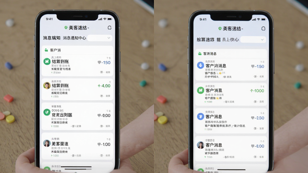 �����ٽ�-Ա������Ϣ֪ͨ���Ľ��棬�ֻ���Ļչʾ����֪ͨ��Ƭ���������㵽����ͻ���Ϣ����������죬�����������ɾ��޶���Ԫ��