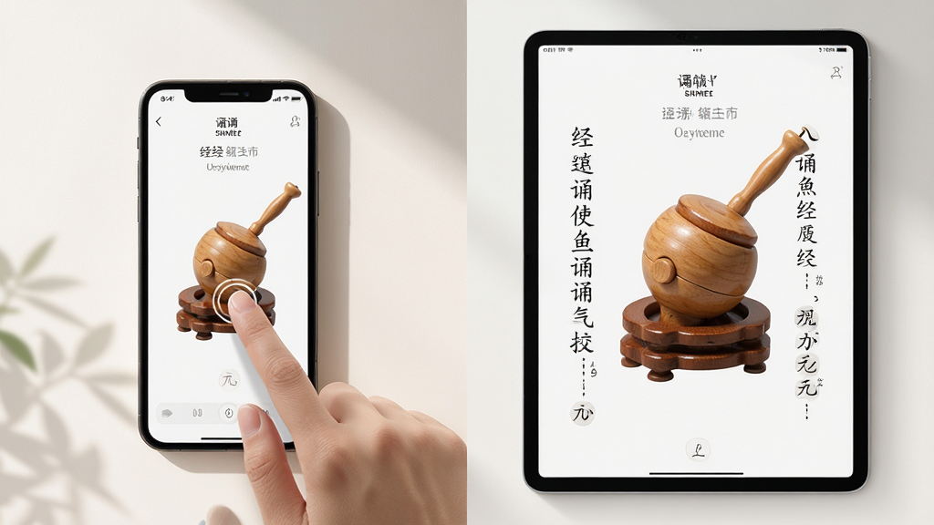 ľ���о��������ֻ���ƽ���ϵ�ʹ�ó����Ա�ͼ������Ϊһ���ֻ���һ̨ƽ�岢��չʾ����Ļ����ʾľ���о��ж����棬����Ϊ���ҶԱȣ����Ϊ�ִ���Լ��ϸ�ڰ����ֻ������û���ƽ�����������ʾ����͹�Ӱ�����ʸ��壬�ɾ����޶���Ԫ��