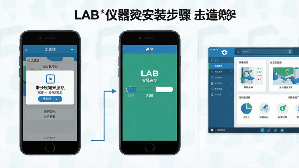 һ��չʾLAB������װ�����ʾ��ͼ�������Ϊ�������֣����Ϊ�ֻ����ý��濪��δ֪��ԴȨ�ޣ��м�ΪLAB������װ���������棬�Ҳ�Ϊ���������棬����Ϊ�����������У����Ϊ��ƽ���̷̳磬ɫ������ɫ����ɫΪ����ϸ�����������ʸ��壬����ɾ����޶���Ԫ��